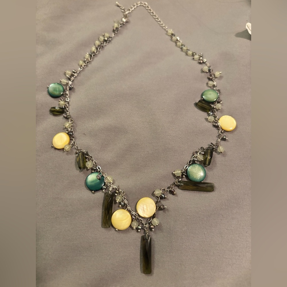 lia sophia Necklace multicolor Color Beads And Stones 22 In LG AB-1